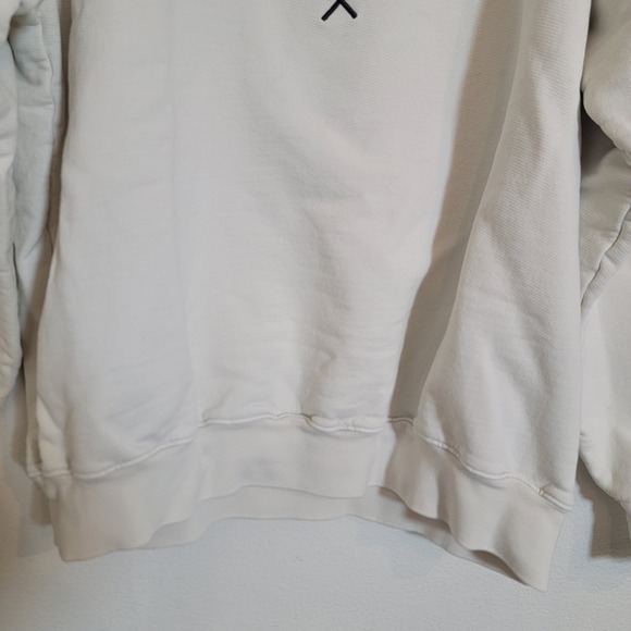 Mayfair Group Athletic Club Sweatshirt Embroidered OS Cream Oversized Tennis - Picture 5 of 16